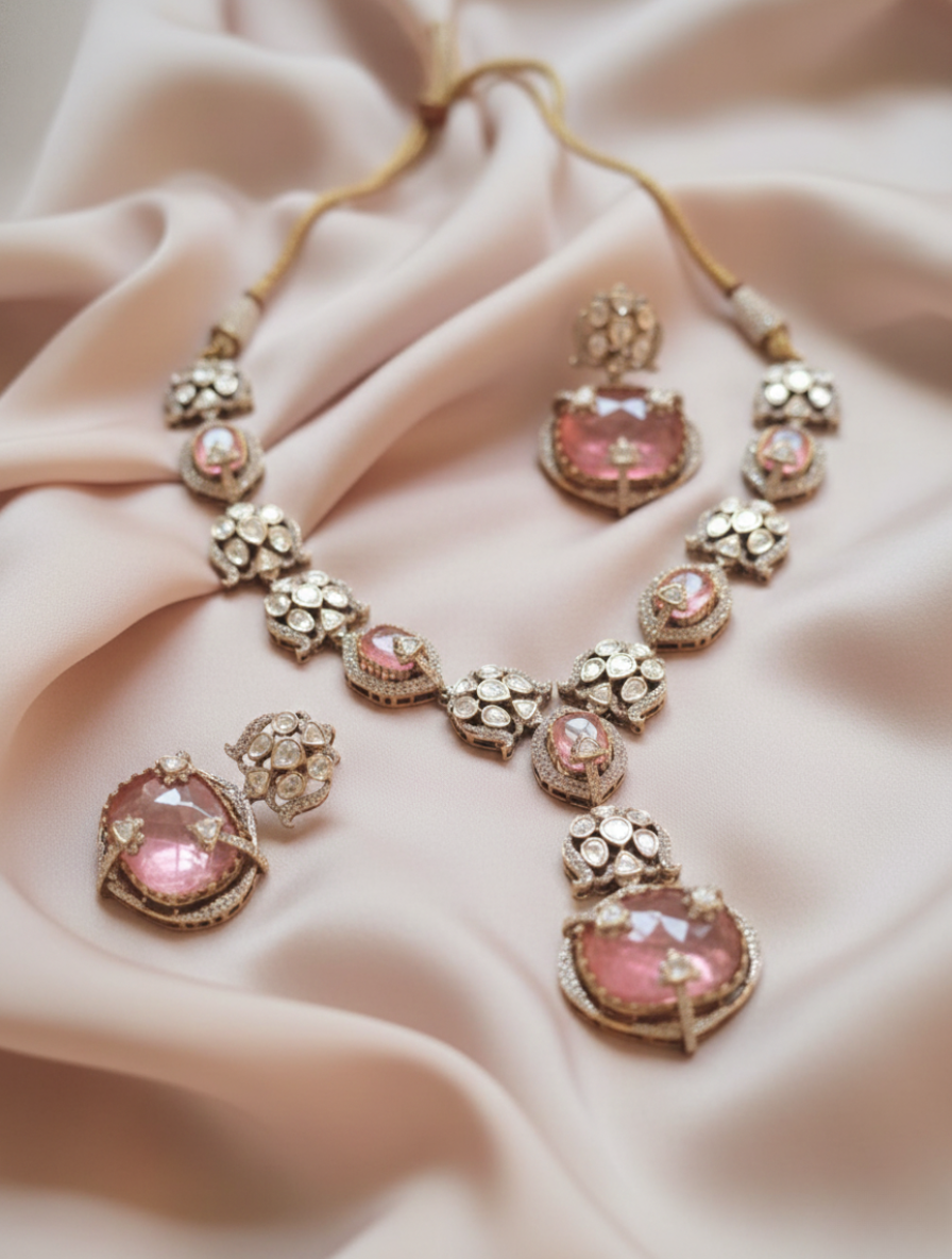 Blush Blossom: Pure Rose Quartz Healing Set