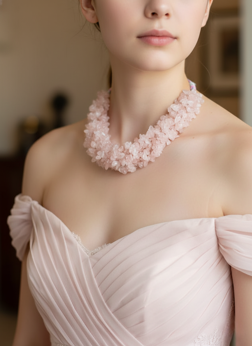 The Aura of Love, Rose Quartz Healing Collar