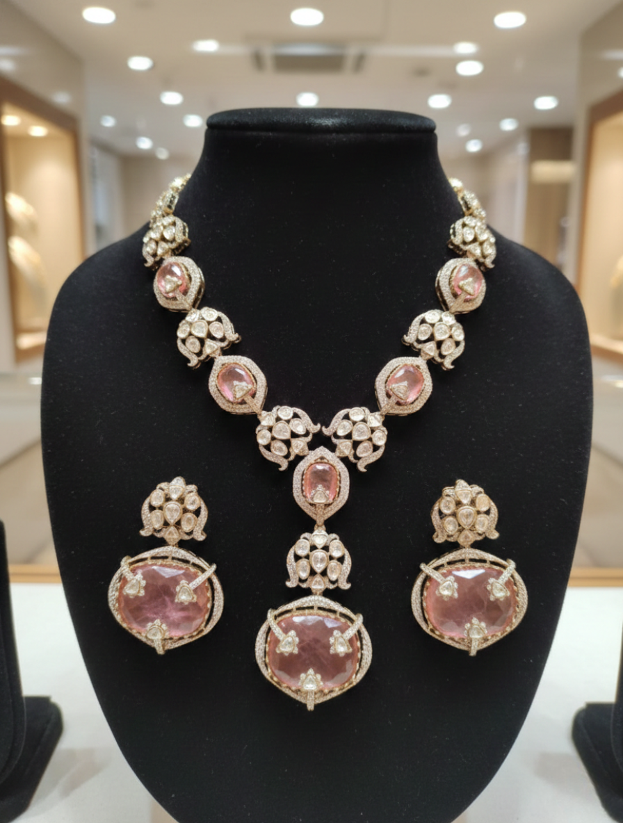 Blush Blossom: Pure Rose Quartz Healing Set