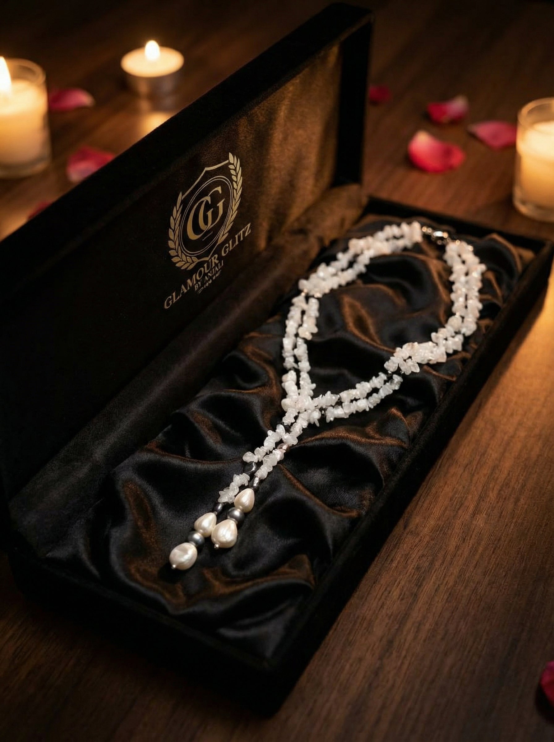 Lunar Radiance: Pure Moonstone Teardrop Necklace