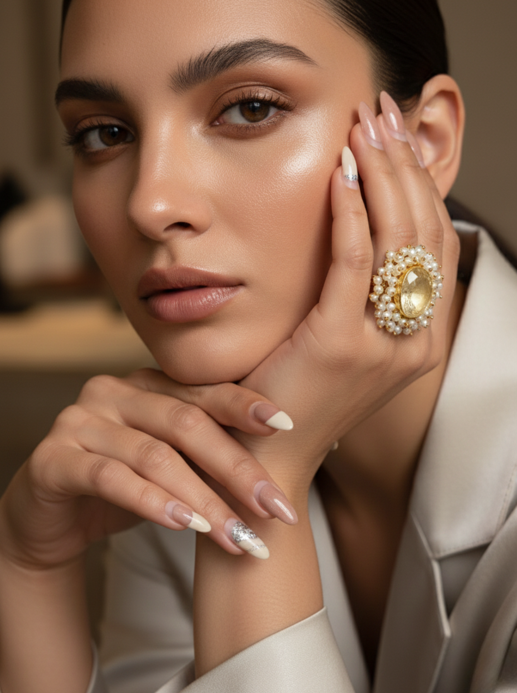 Organic Handcrafted Stacking Ring – One-of-a-Kind Design