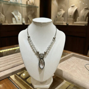 Luminous Selenite & Silver Clarity Necklace