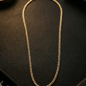 Essential 18k Gold Plated Micro Cuban Link Chain – Minimalist Daily Wear
