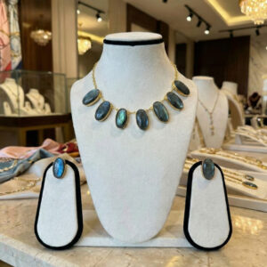 Moonstone Lumina Necklace & Earrings Set