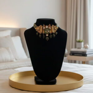 The Guardian’s Grace: Pure Real Agate Regal Choker