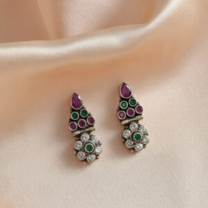 Celestial Bloom: Pure Amethyst & Green Aventurine Heritage Set