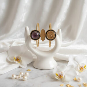 The Sovereign "Twin Souls" Interlocking Bangle