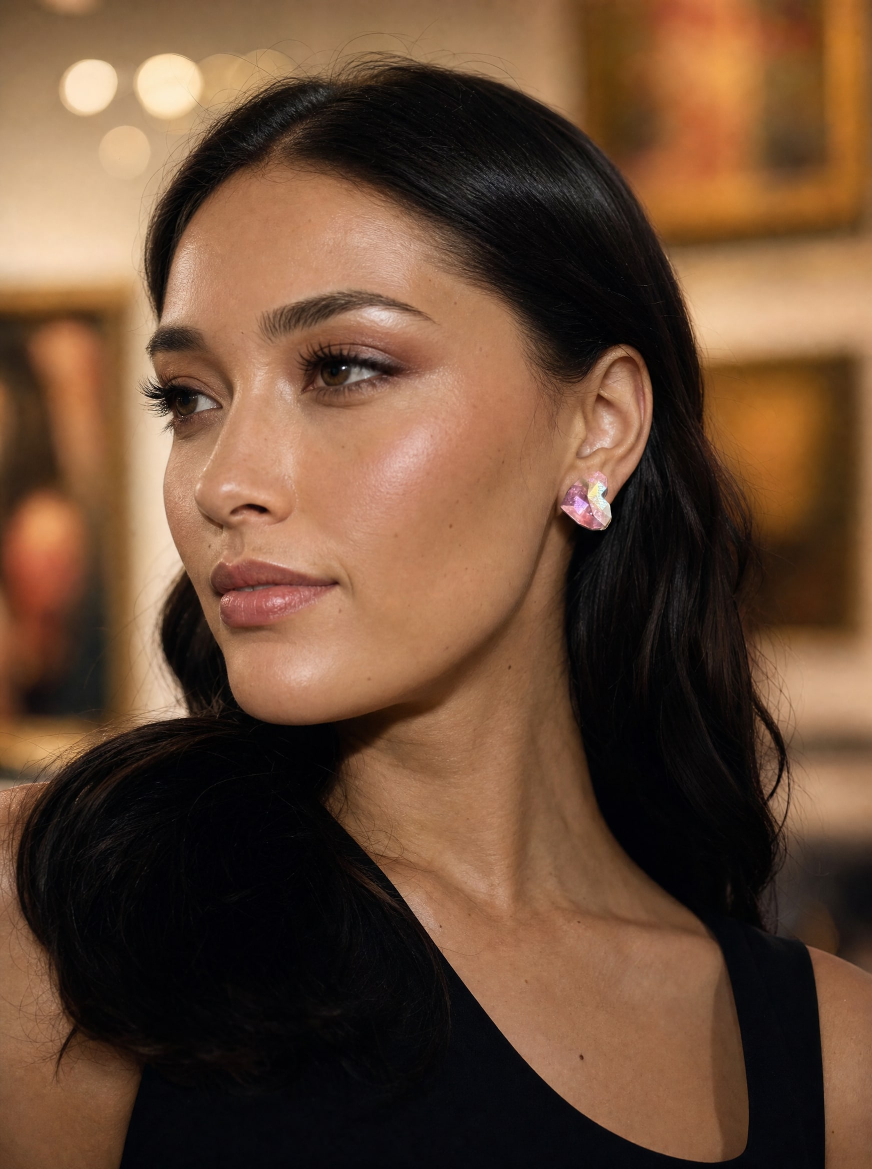 The Rose Heart Studs