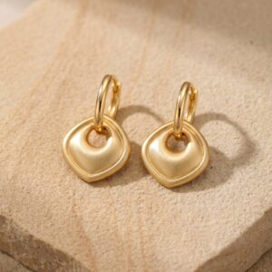 The Matte Gold Teardrop Drops
