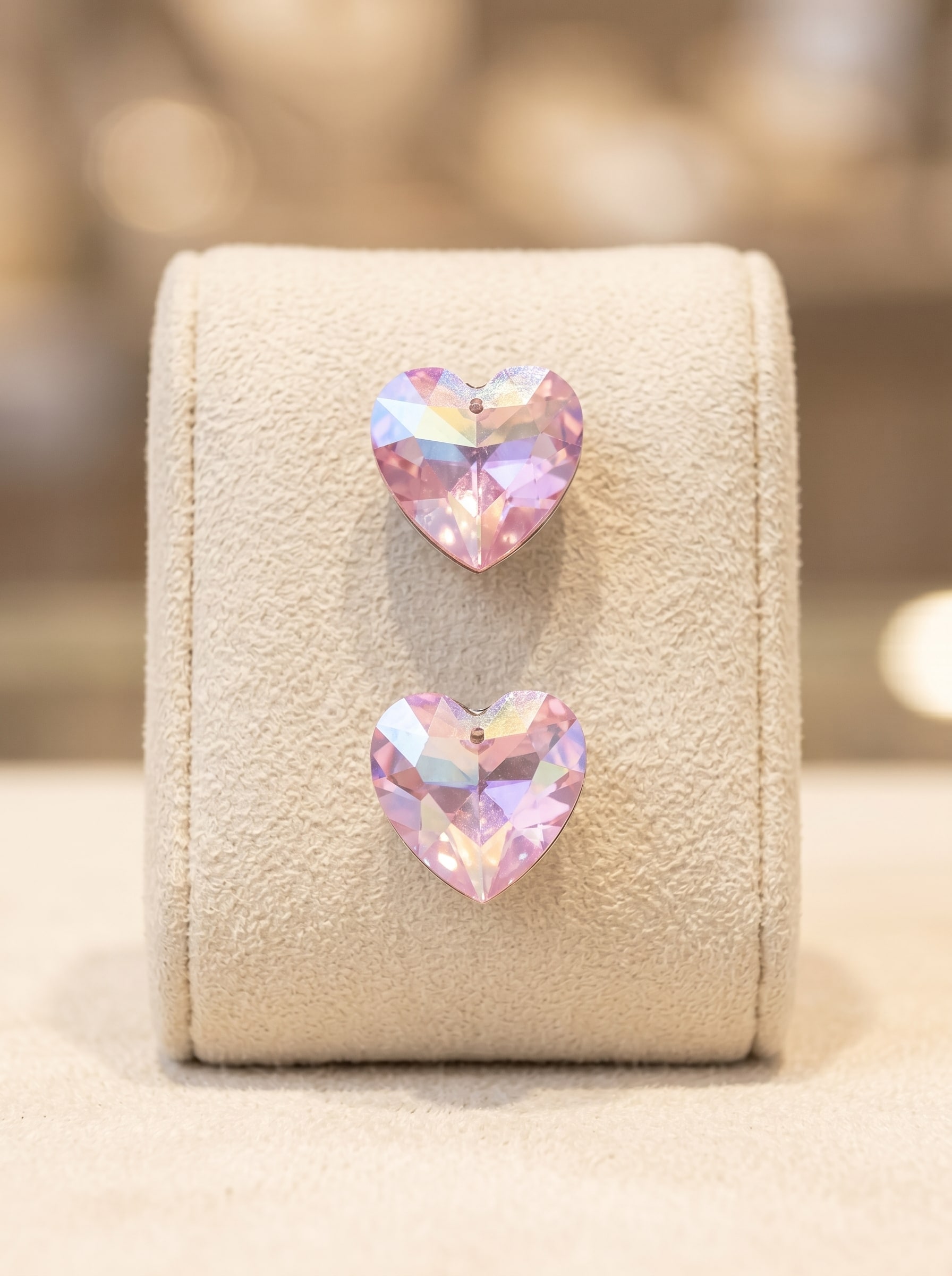 The Rose Heart Studs