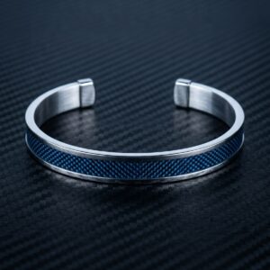 The Azure Carbon Steel Cuff