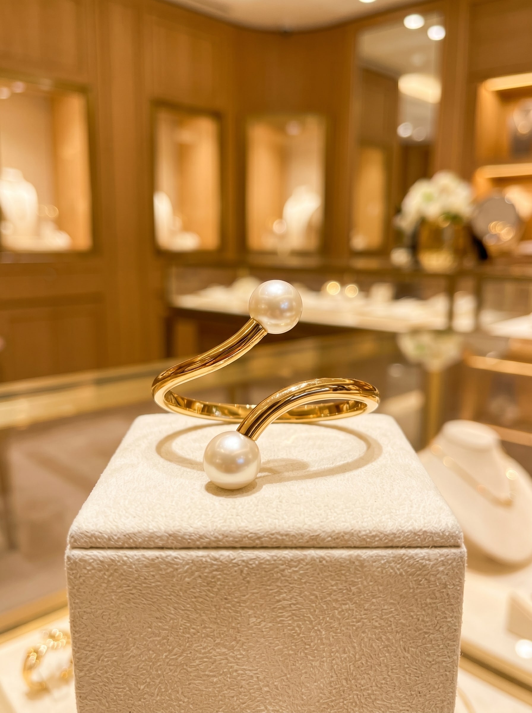 The Twin Pearl Bypass Cuff