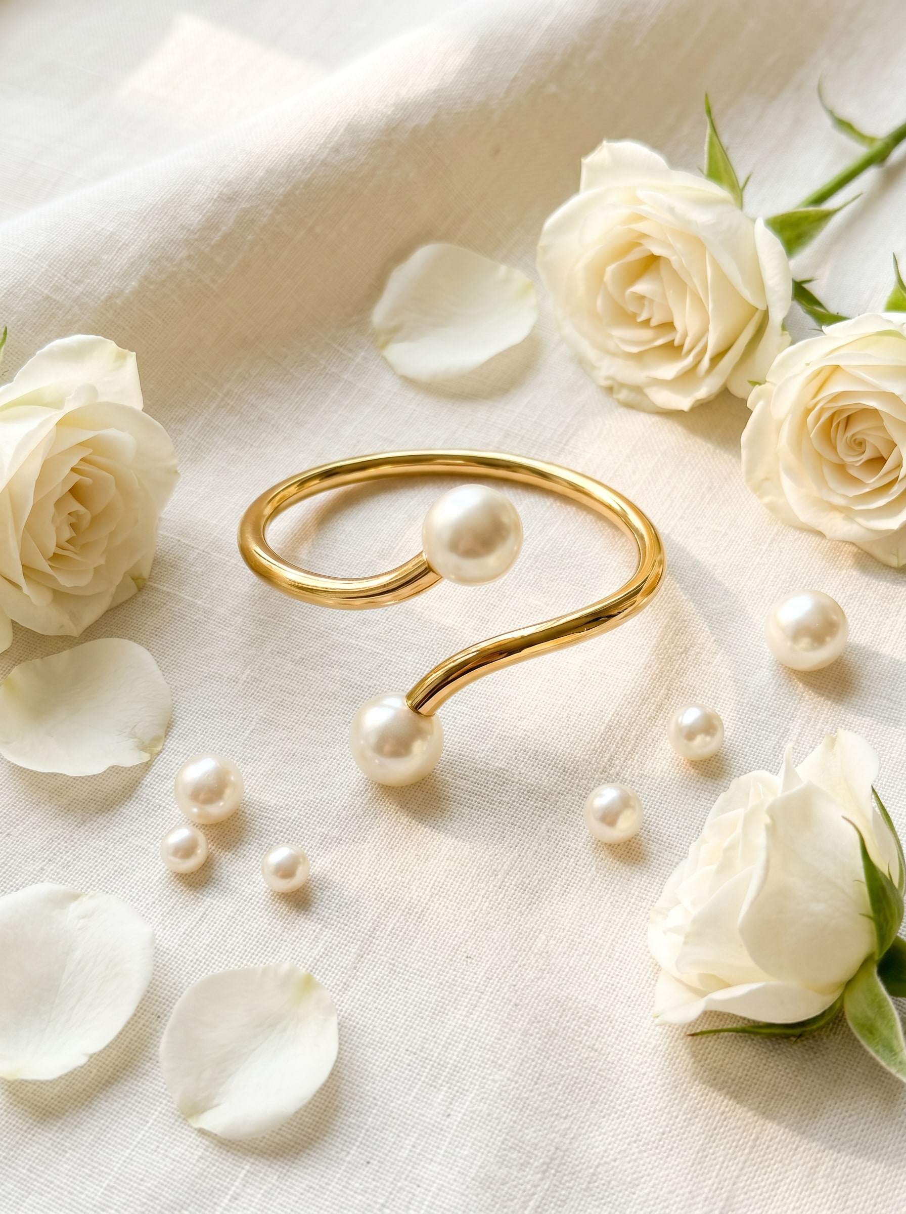The Twin Pearl Bypass Cuff