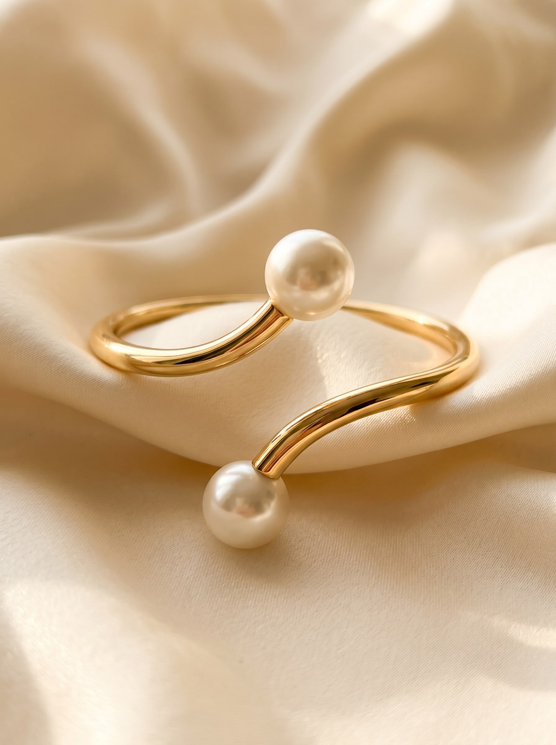 The Twin Pearl Bypass Cuff