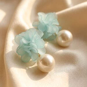 The Azure Bloom Pearl Drops