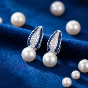 The Sapphire Pearl Drops
