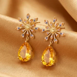 The Citrine Starburst Drops