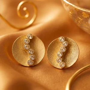 The Golden Disc Studs