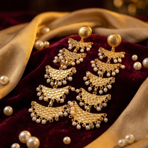 The Golden Cascade Chandeliers