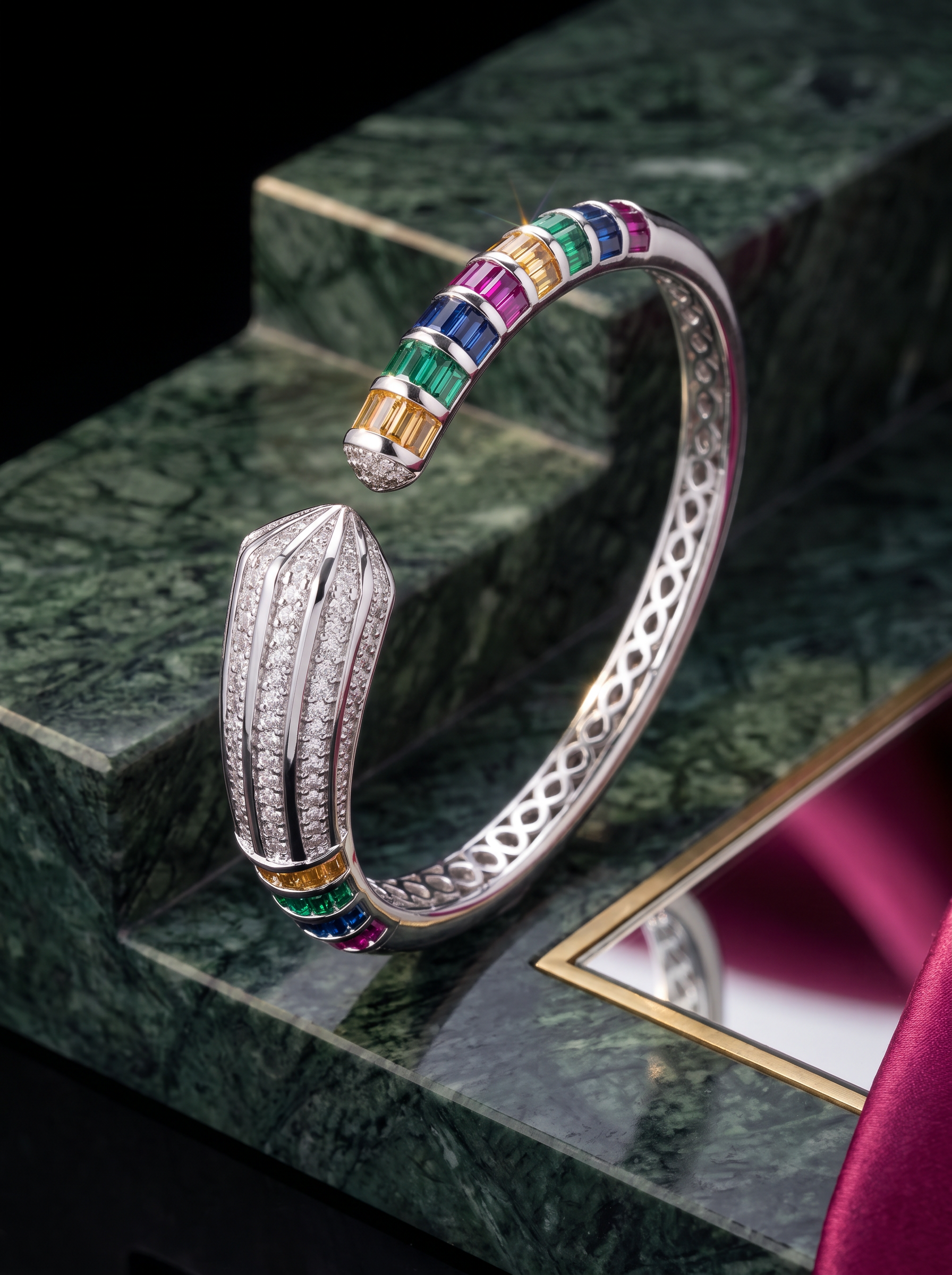 The Rang Mahal Bangle — A Rainbow Crystal Court - Image 3