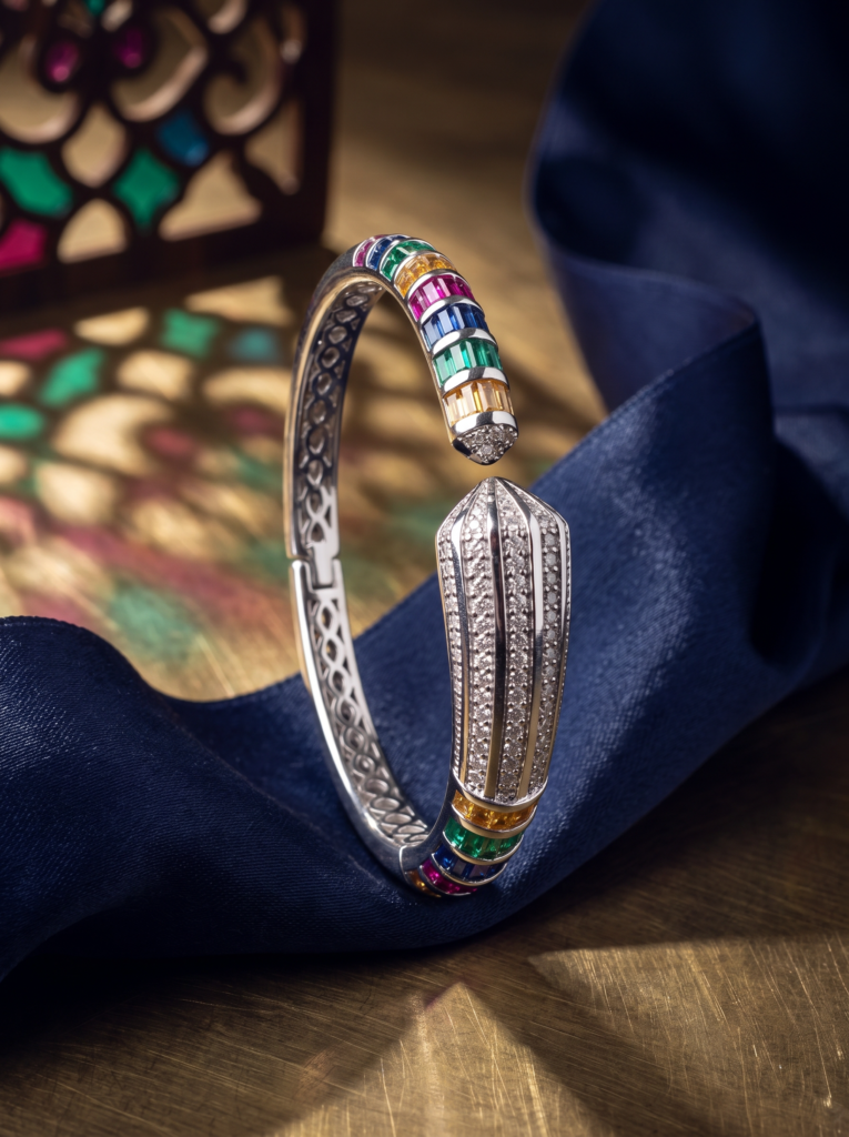 The Rang Mahal Bangle — A Rainbow Crystal Court
