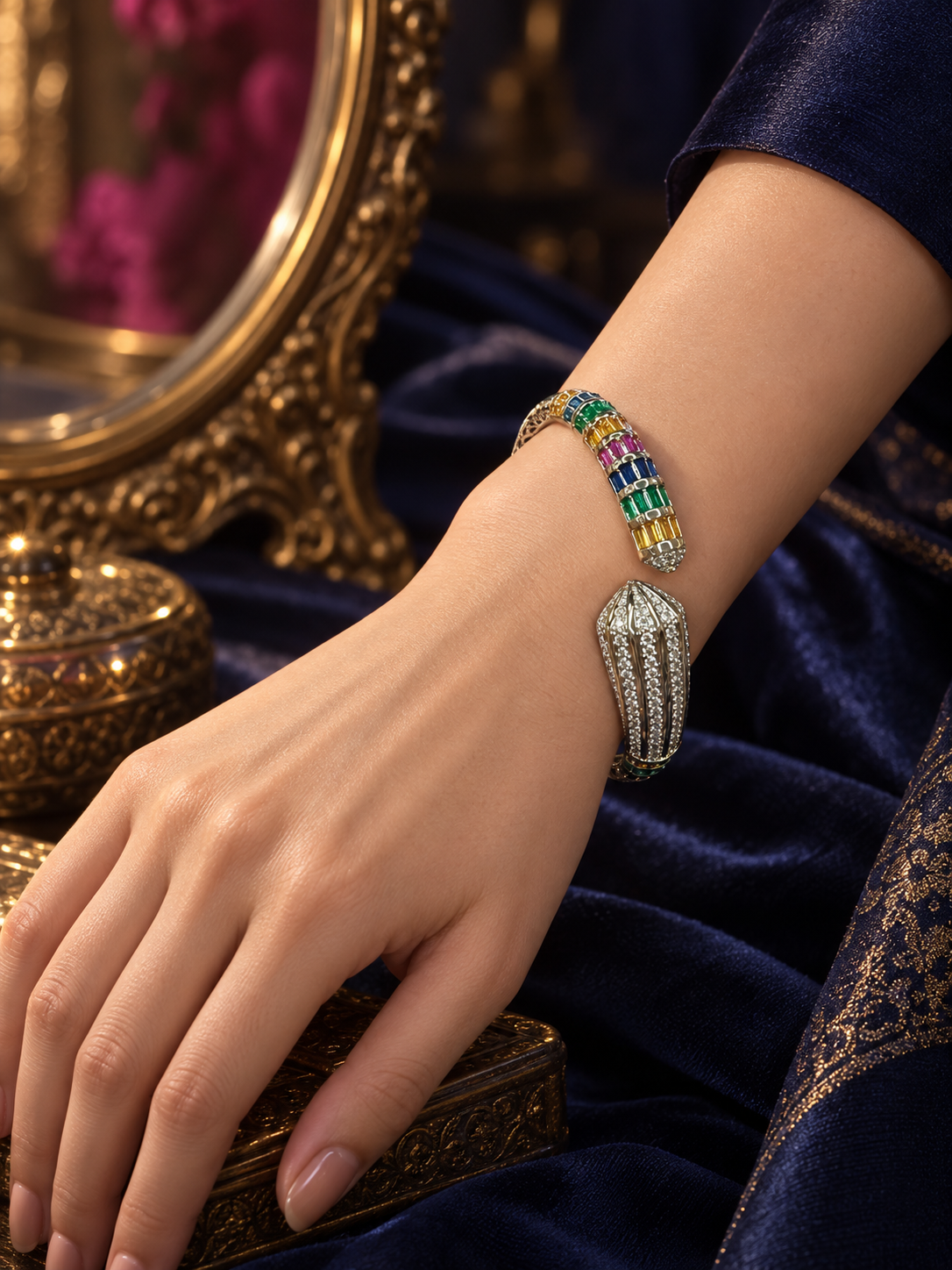 The Rang Mahal Bangle — A Rainbow Crystal Court - Image 6