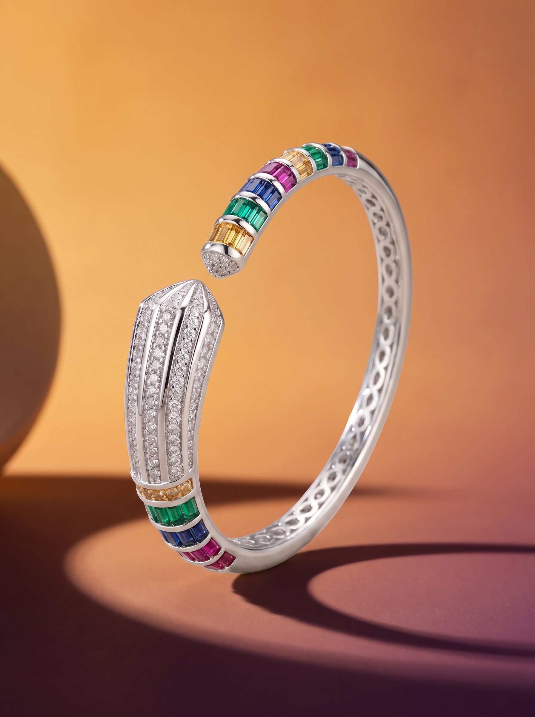 The Rang Mahal Bangle — A Rainbow Crystal Court - Image 4